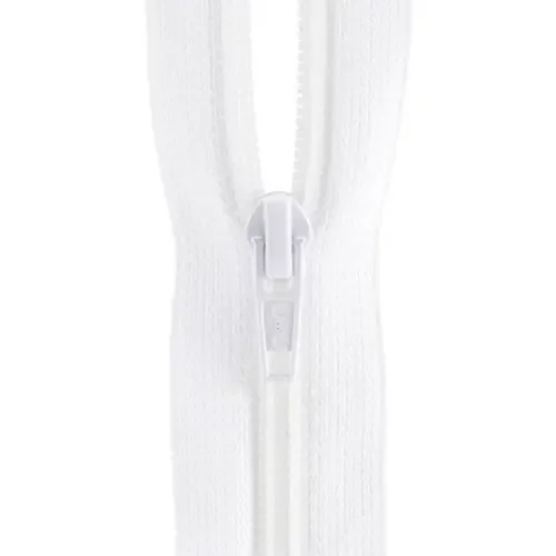 2 Pack – Coats Coil Separating Zipper 22″-White – F48 22-1