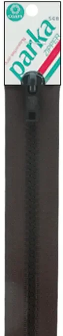 2 Pack – Coats Sport Parka Dual Separating Zipper 30″-Cloister Brown – F44 30-56B