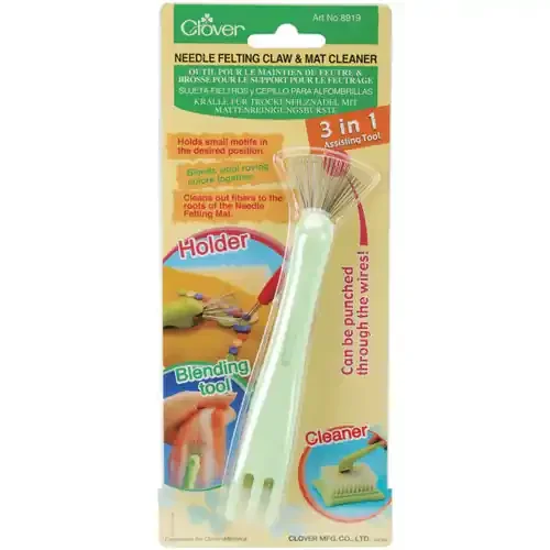 3 Pack – Clover Felting Needle Claw & Mat Cleaner-3-In-1 – 8919