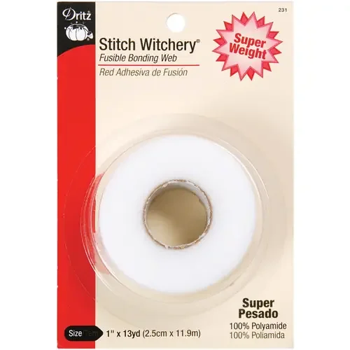 3 Pack – Dritz Stitch Witchery Fusible Bonding Web Super Weight-1″X13yd – 231