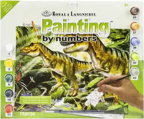 4 Pack – Royal & Langnickel(R) Large Paint By Number Kit 15.4″X11.25″-Double Trouble – PJL-43