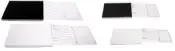5.5″x8.5″ White Crime Sketch Backing Card Pad – 50/pad
