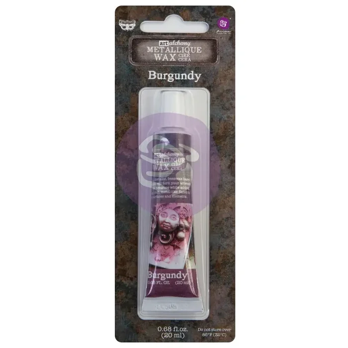 Art Alchemy Metallique Wax – Burgundy– 0.68oz (20ml) — Flipping Fabulous