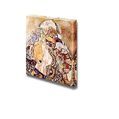 Baby by Gustav Klimt – Canvas Print Wall Art Famous Oil Painting Reproduction – 16