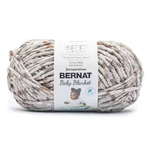 Bernat Baby Blanket Big Ball Yarn-Pebble Dot – 161104B-04903