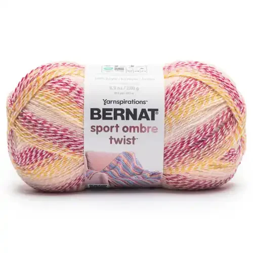 Bernat Sport Ombre Twist Yarn-Sorbet – 5A002Z42-1H19C