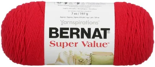Bernat Super Value Solid Yarn-Berry – 164053-0607