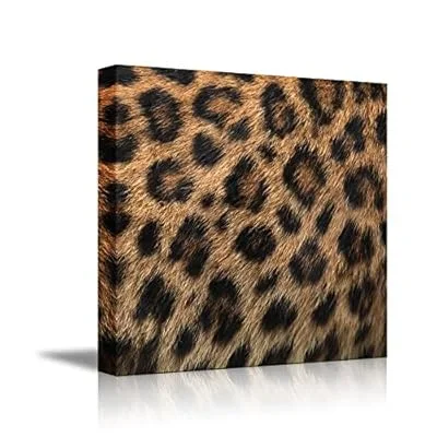 Canvas Prints Wall Art – Canvas Prints Wall Art – Leopard Fur/Skin Texture – 24