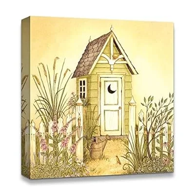 Canvas Wall Art Famous Building Birds/Flowers Pop-up Painting Artwork for Home Prints Framed – 12×12 inches