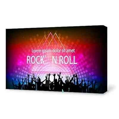 Canvas Wall Art for Living Room,Bedroom Home Artwork Paintings Music Ready to Hang – 12×18 inches