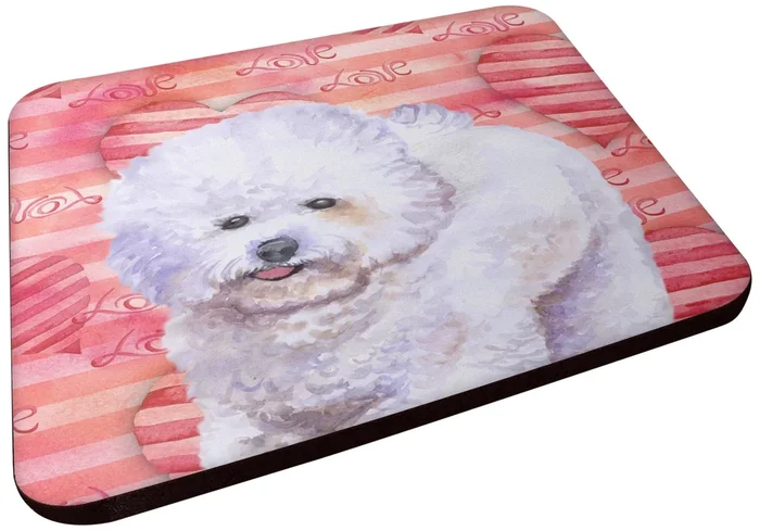 Caroline’s Treasures Bichon Frise Love Decorative coasters, Multicolor