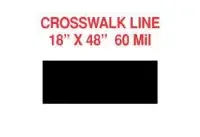 Crosswalk Stripe Stencils 18″x48″x1/16″