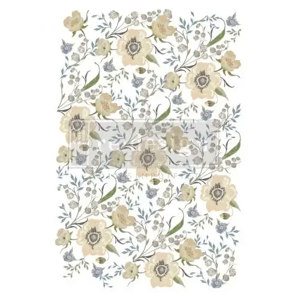 Decor Transfers® – Goldenrod Florals – total sheet size 24″x35″, cut into 3 sheets — Flipping Fabulous