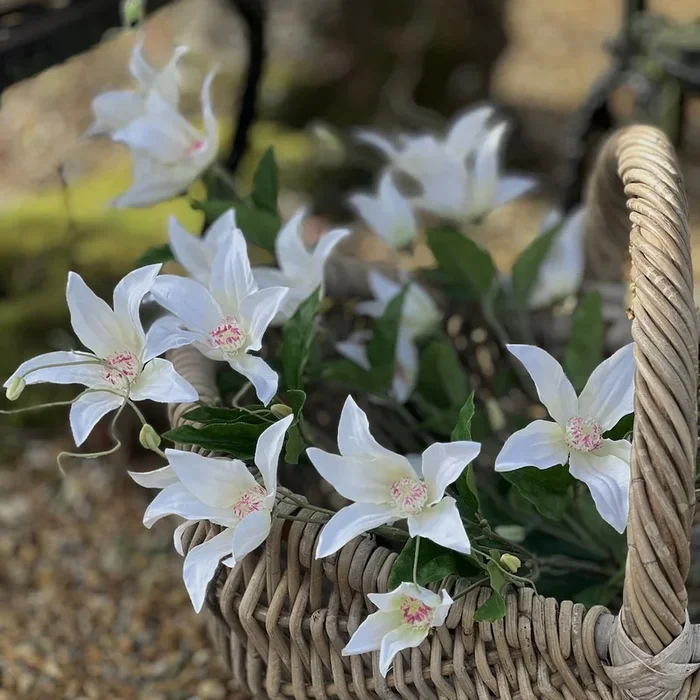 Faux Clematis SprayFaux Floral