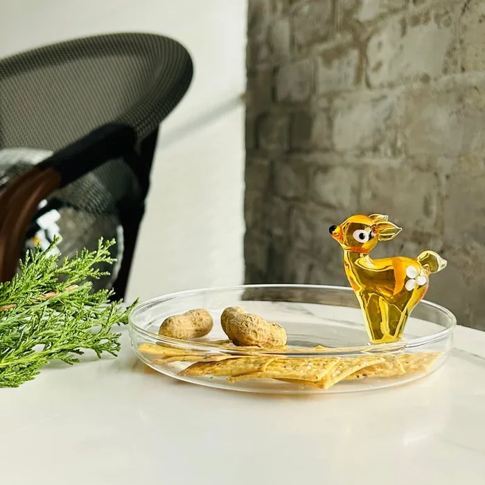 Glass Icon Reindeer DishCosmetics