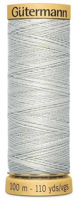 Gutermann Natural Cotton Thread 110yd-Light Grey – 103C-9090