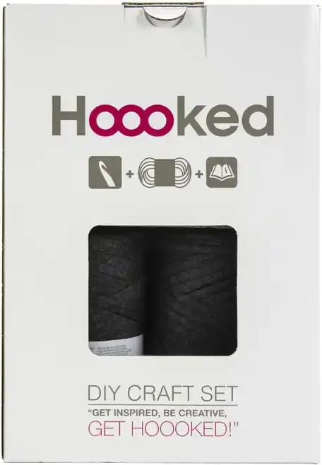 Hoooked Revisto Basket Kit W/Zpagetti Yarn-Anthracite – PAK024-22