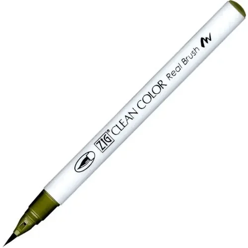 KURETAKE ZIG CLEAN COLOR Real Brush 402 Moss Green