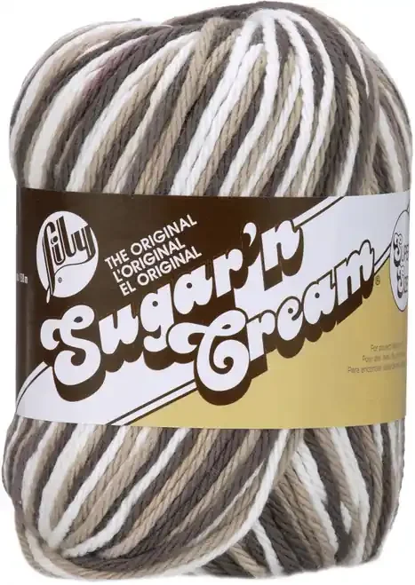 Lily Sugar‘n Cream Yarn – Ombres Super Size-Chocolate Ombre – 102019-19014