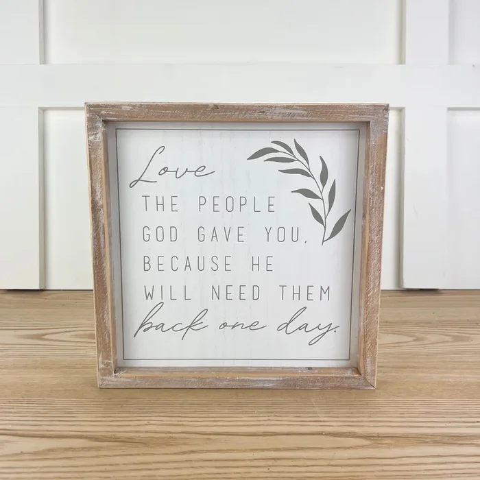 “Love the People..” Sympathy SignCosmetics