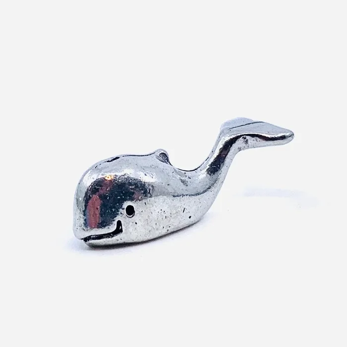 Miniature Pewter Figurine, WhaleMiniature