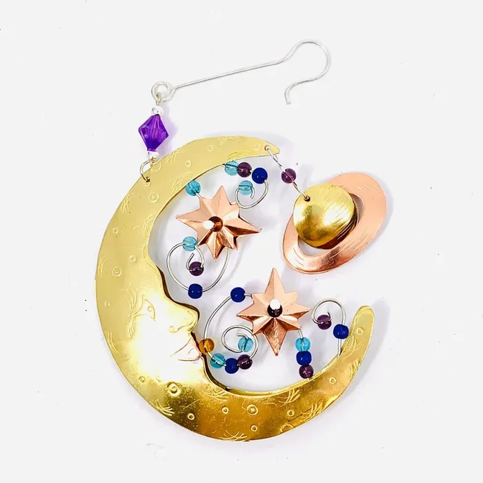 Mixed Metal Ornament The Night SkyMiniature