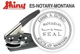 MONTANA Notary Public Handheld Embosser