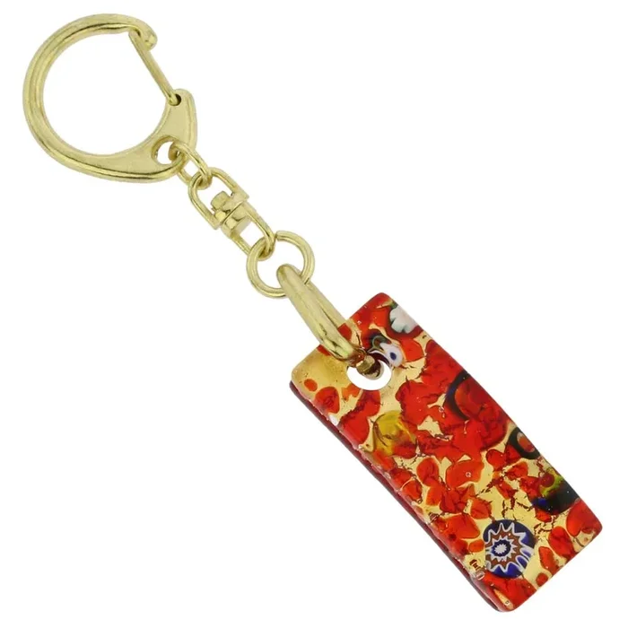 MuranoColorsStickKeychain-RedGold