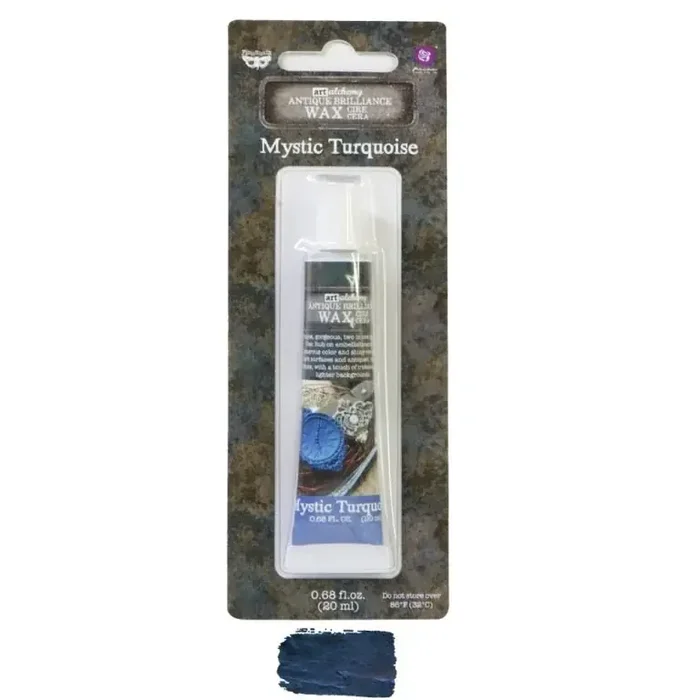 Mystic Turquoise Matte Finish Wax Art Alchemy Finnabair — Flipping Fabulous