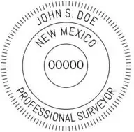 NEW MEXICO Pre-Inked State Surveyor Stamp