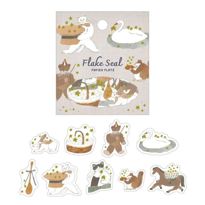 Papier Platz x Tobimatsu Shoichiro Gold Leaf Flake Sticker – Stardust Collection