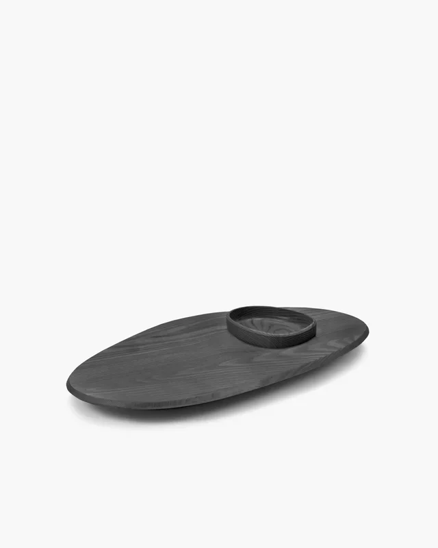Platter + bowl 01 S black DuneCosmetics