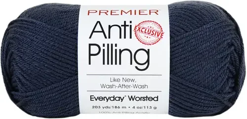 Premier Anti-Pilling Everyday Worsted Yarn-Admiral Blue – DN100-67