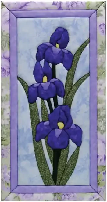 Quilt-Magic No Sew Wall Hanging Kit-Iris – QM500B-8