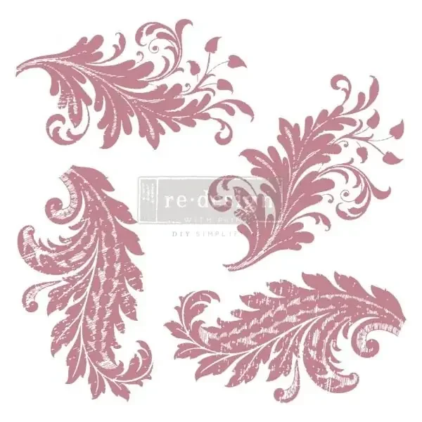 Royal Flourish Clearly Aligned Stamps ReDesign With Prima — Flipping Fabulous
