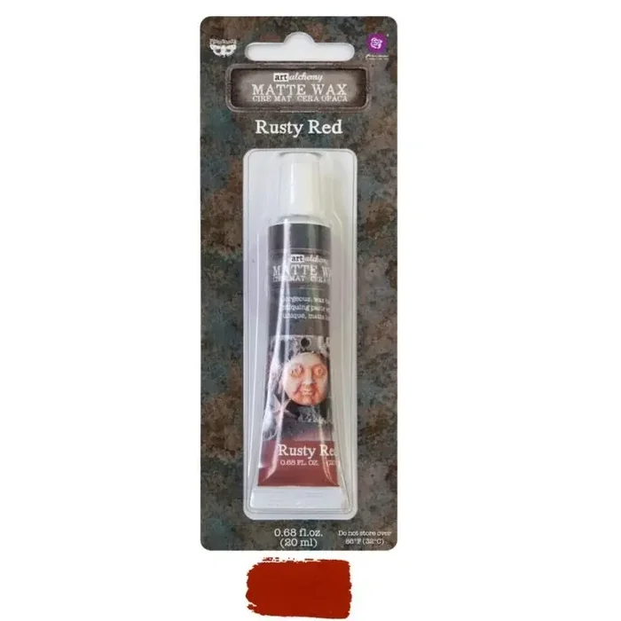 Rusty Red Matte Finish Wax Art Alchemy Finnabair — Flipping Fabulous