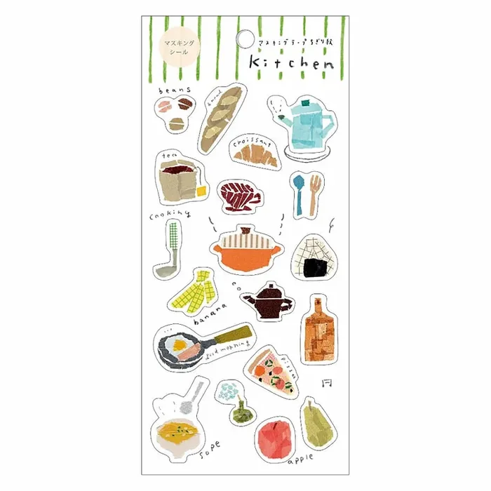 Saien x Miki Tamura Sticker Sheet – Kitchen