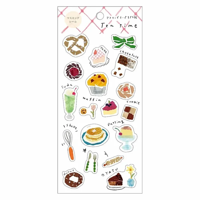 Saien x Miki Tamura Sticker Sheet – Tea Time