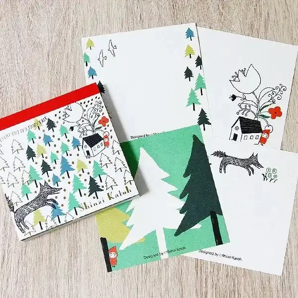 Shinzi Katoh Memo Pad – Hide and Seek with the Wolf