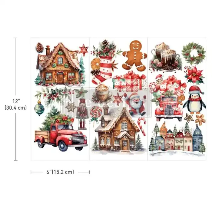 Small Transfers – Winter Wonderland Wonders – 3 sheets, 6″x12″ — Flipping Fabulous