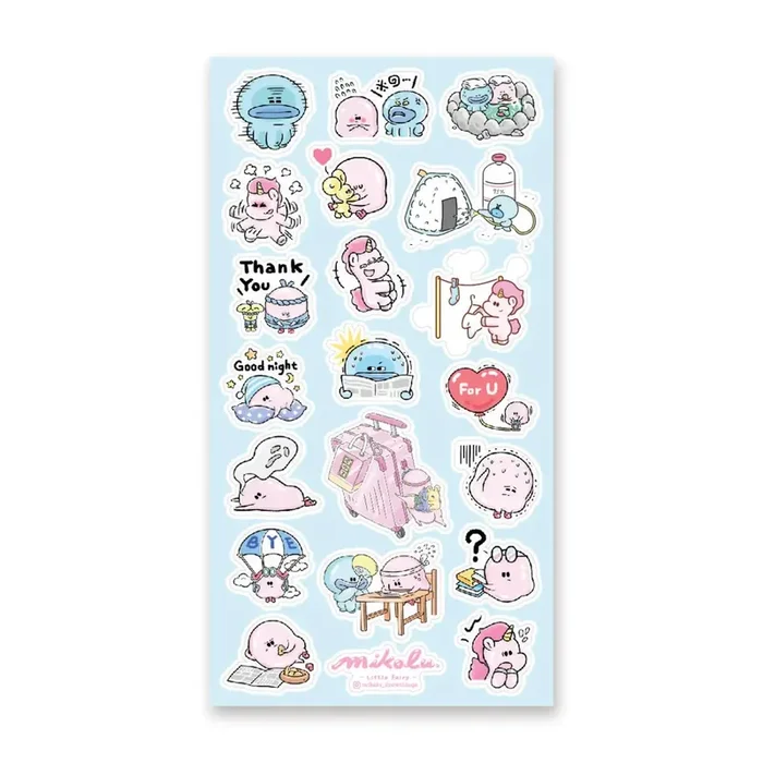 STICKII Unlikely Besties ( 2) Sticker Sheet