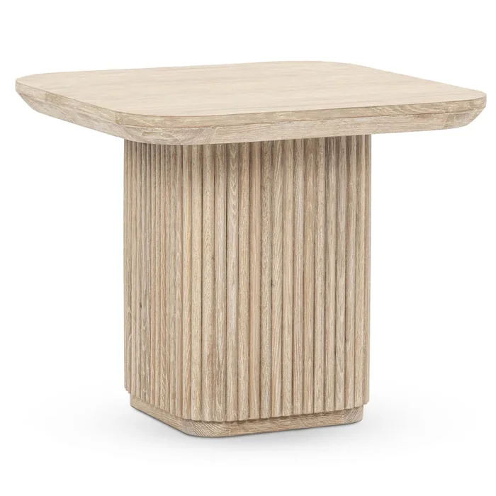 Vander End Table, Cream