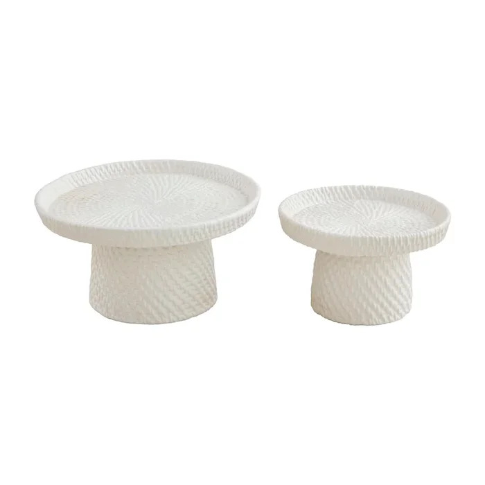 Woven Ceramic PedestalCosmetics